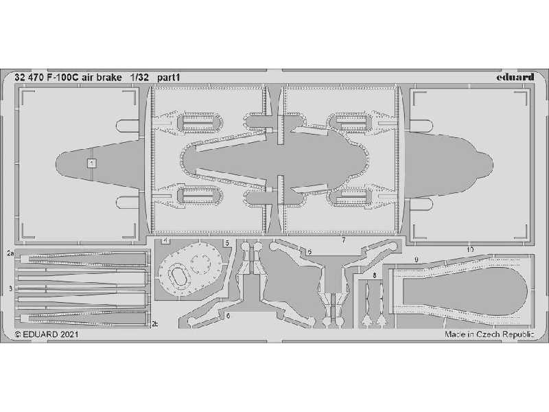 F-100C air brake 1/32 - zdjęcie 1