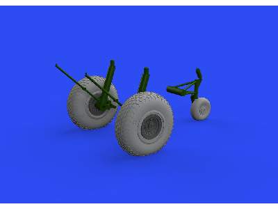 B-17 wheels cross tread 1/48 - Hk Models - zdjęcie 1