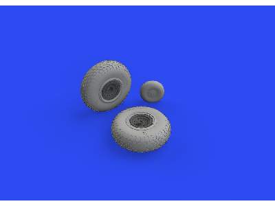 B-17 wheels cross tread 1/48 - Hk Models - zdjęcie 6