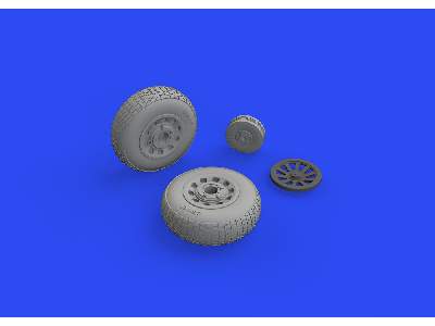 P-51D wheels block tread 2 1/48 - Eduard - zdjęcie 7