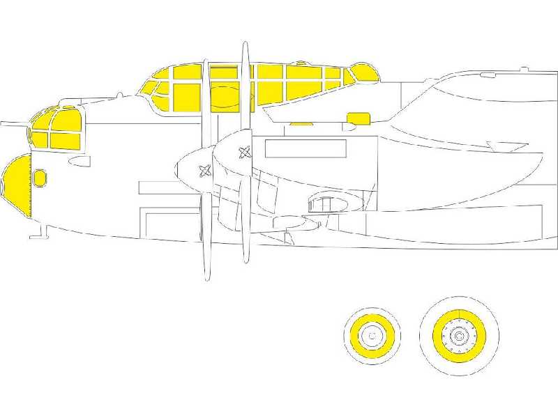 Lancaster B Mk. I TFace 1/48 - Hk Models - zdjęcie 1