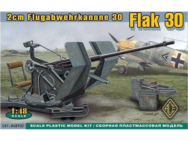 Działo przeciwlotnicze 2 cm Flugabwehrkanone Flak 30 - zdjęcie 1