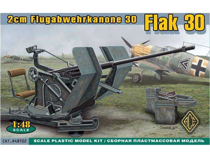 Działo przeciwlotnicze 2 cm Flugabwehrkanone Flak 30 - zdjęcie 1 Działo przeciwlotnicze 2 cm Flugabwehrkanone Flak 30 - zdjęcie 1