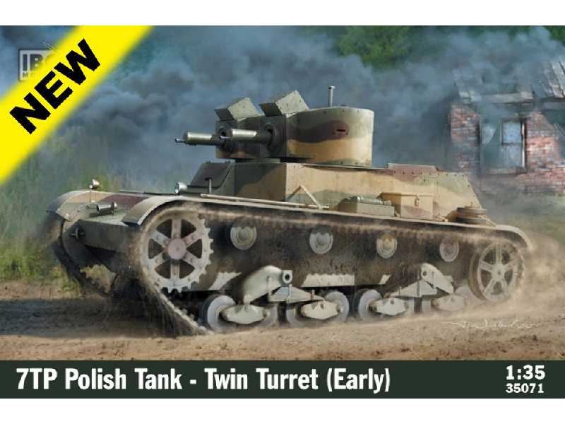 7TP czołg polski z podwójną wieżą - wczesny - zdjęcie 1 7TP czołg polski z podwójną wieżą - wczesny - zdjęcie 1