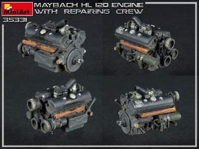 Silnik Maybach Hl 120 do Panzer III/IV z ekipą naprawczą - zdjęcie 13