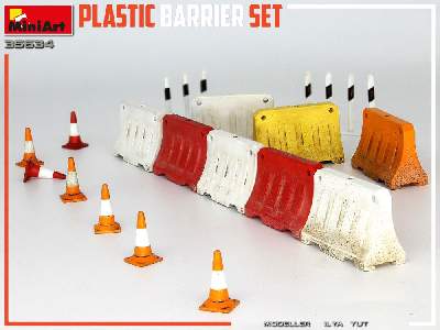Plastikowe zapory drogowe, bariery - zdjęcie 5