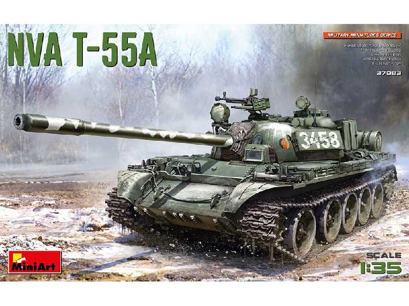 NVA T-55a - Narodowa Armia Ludowa NRD - zdjęcie 1 NVA T-55a - Narodowa Armia Ludowa NRD - zdjęcie 1