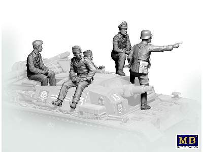 Niemiecka załoga działa StuG III - II W.Ś. - zdjęcie 2