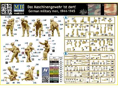 Niemieccy żołnierze 1944-1945. Das Maschinengewehr ist dort! - zdjęcie 2