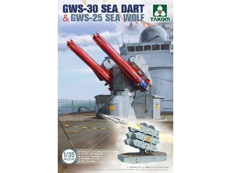 GWS-30 Sea Dart & GWS-25 Sea Wolf - brytyjskie syst. rakietowe - zdjęcie 1
