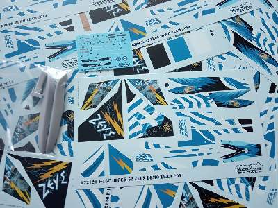 Greek F-16c Block 52 ZeUS Demo Team 2015 Decal + Resin Cft And P - zdjęcie 3