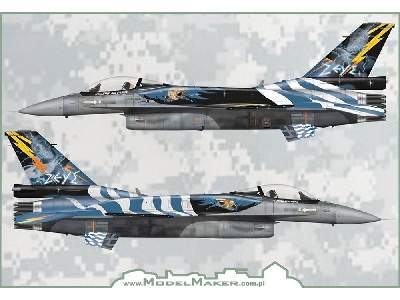 Greek F-16c Block 52 ZeUS Demo Team 2015 Decal + Resin Cft And P - zdjęcie 5