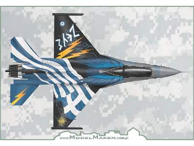 Greek F-16c Block 52 ZeUS Demo Team 2015 Decal + Resin Cft And P - zdjęcie 7