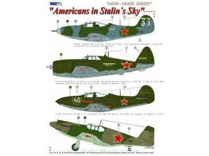 P-47d-10, P-51a,p-400, P-39n In Stalin´s Sky - zdjęcie 1 P-47d-10, P-51a,p-400, P-39n In Stalin´s Sky - zdjęcie 1