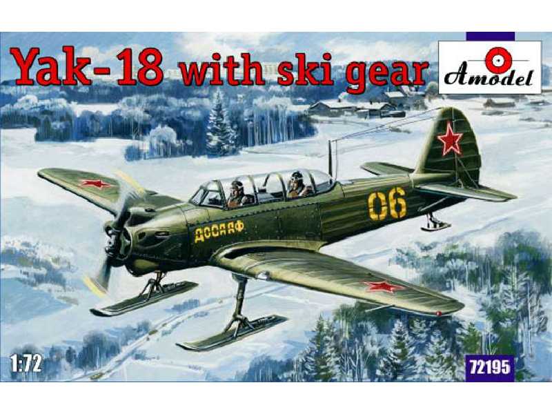 Jakowlew Jak-18 na płozach - zdjęcie 1 Jakowlew Jak-18 na płozach - zdjęcie 1