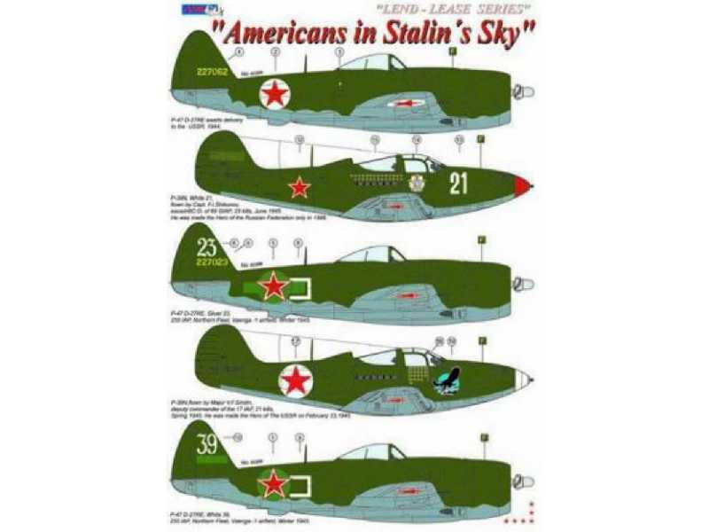 P-47d-27,p-39n In Russian´s Sky - zdjęcie 1