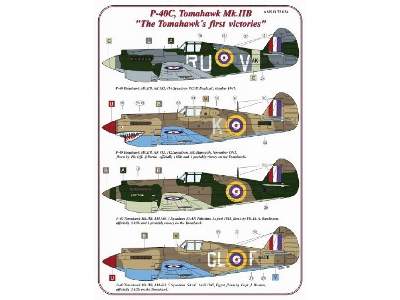 P-40c, Tomahavk Mk.Iib " Thomahawk´s First Victories " - zdjęcie 2