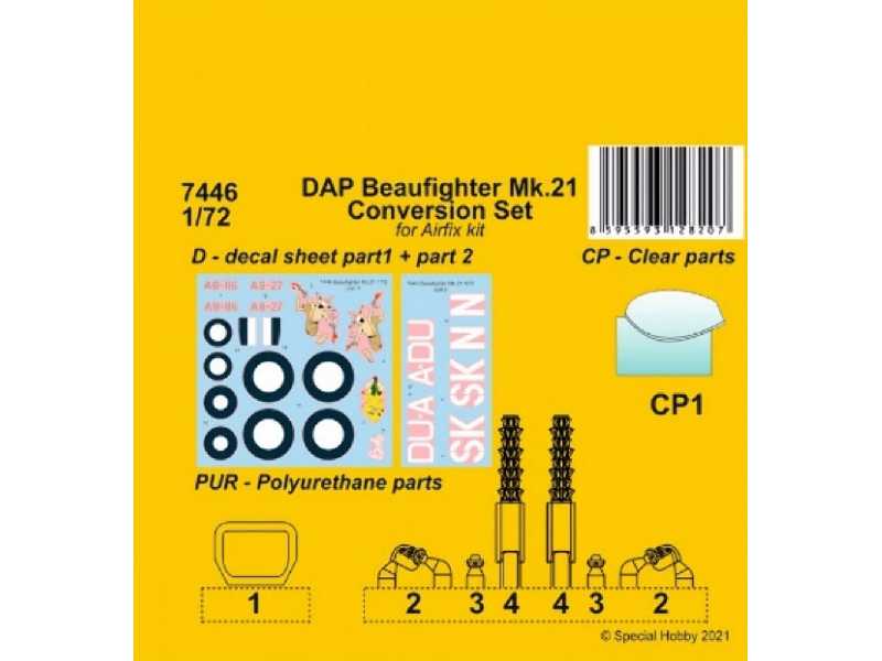 Dap Beaufighter Mk.21 Konwersja (Airfix) - zdjęcie 1