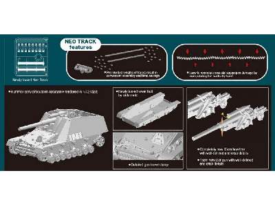 Sd.Kfz.165 Hummel Early Production w/Neo Track - zdjęcie 2