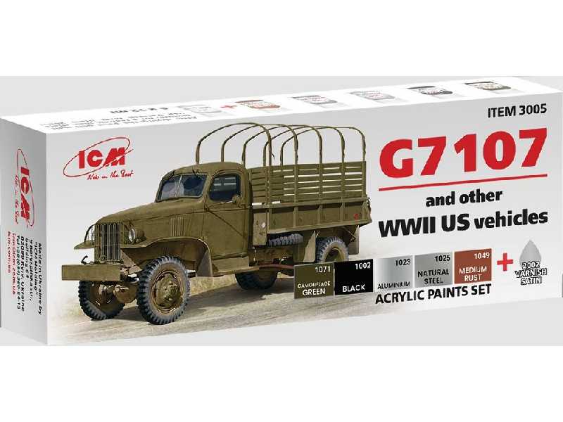 Ciężarówka Chevrolet G7107 - zestaw farbek - zdjęcie 1 Ciężarówka Chevrolet G7107 - zestaw farbek - zdjęcie 1