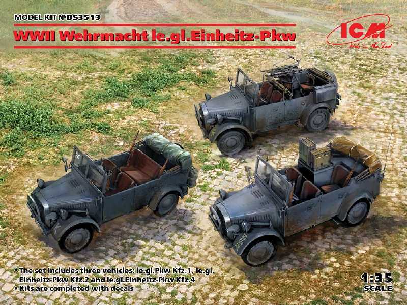 WWII Wehrmacht le.gl.Einheitz-Pkw niemiekie samochody - zdjęcie 1 WWII Wehrmacht le.gl.Einheitz-Pkw niemiekie samochody - zdjęcie 1
