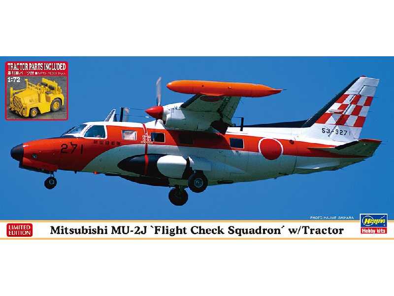 Mitsubishi Mu-2j 'flight Check Squadron' W/Tractor - zdjęcie 1 Mitsubishi Mu-2j 'flight Check Squadron' W/Tractor - zdjęcie 1