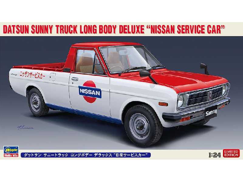 Datsun Sunny Truck Long Body Deluxe Nissan Service Car - zdjęcie 1 Datsun Sunny Truck Long Body Deluxe Nissan Service Car - zdjęcie 1
