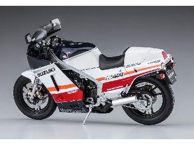 Suzuki Rg400 Early Version Red/White Color W/Under Cowl - zdjęcie 3