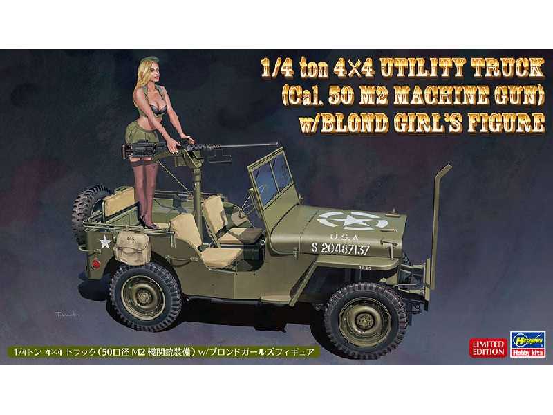 52283 1/4 Ton 4x4 Utility Truck (Cal. 50 M2 Machine Gun) - zdjęcie 1 52283 1/4 Ton 4x4 Utility Truck (Cal. 50 M2 Machine Gun) - zdjęcie 1
