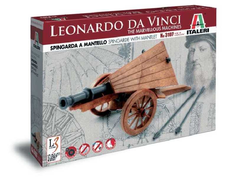 Leonardo Da Vinci - Spingarda z osłoną - zdjęcie 1 Leonardo Da Vinci - Spingarda z osłoną - zdjęcie 1