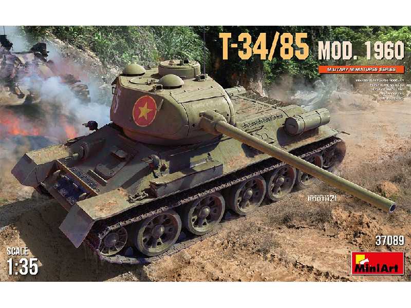 T-34/85 Mod. 1960 ZSRR, Afganistan, Wietnam, Rodezja - zdjęcie 1 T-34/85 Mod. 1960 ZSRR, Afganistan, Wietnam, Rodezja - zdjęcie 1