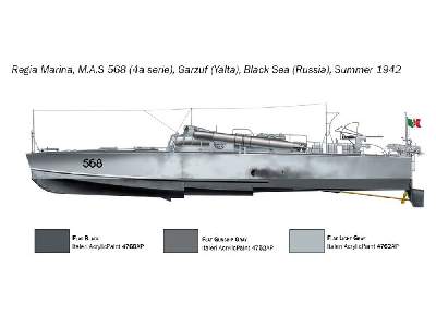 Kuter torpedowy M.A.S. 563/568 z załogą - zdjęcie 4