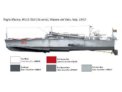 Kuter torpedowy M.A.S. 563/568 z załogą - zdjęcie 5