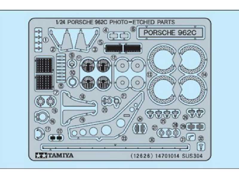 Blaszki fototrawione do Porsche 962 - zdjęcie 1