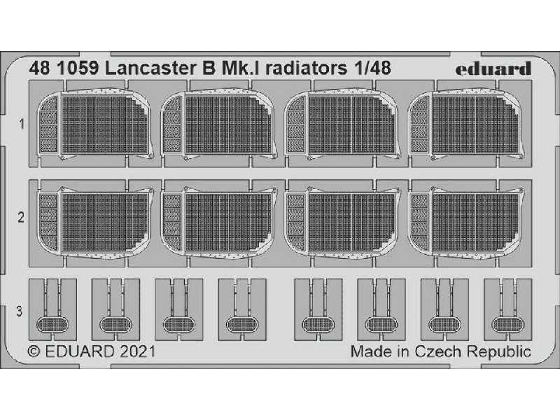 Lancaster B Mk. I radiators 1/48 - zdjęcie 1
