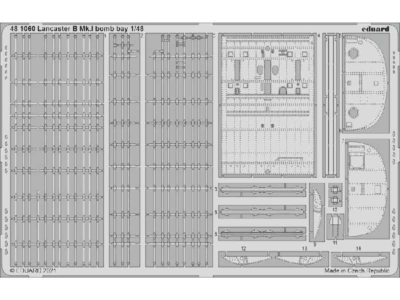 Lancaster B Mk. I bomb bay 1/48 - zdjęcie 1 Lancaster B Mk. I bomb bay 1/48 - zdjęcie 1