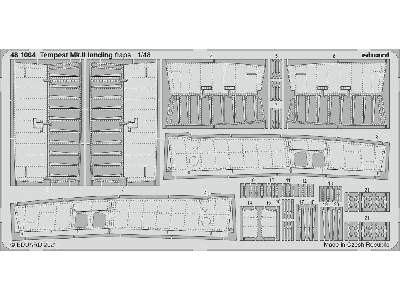 Tempest Mk. II landing flaps 1/48 - zdjęcie 1