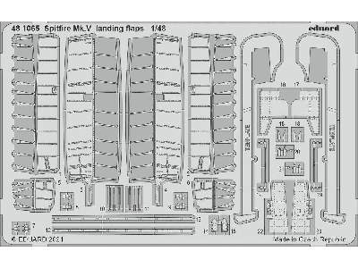 Spitfire Mk. V landing flaps 1/48 - zdjęcie 1