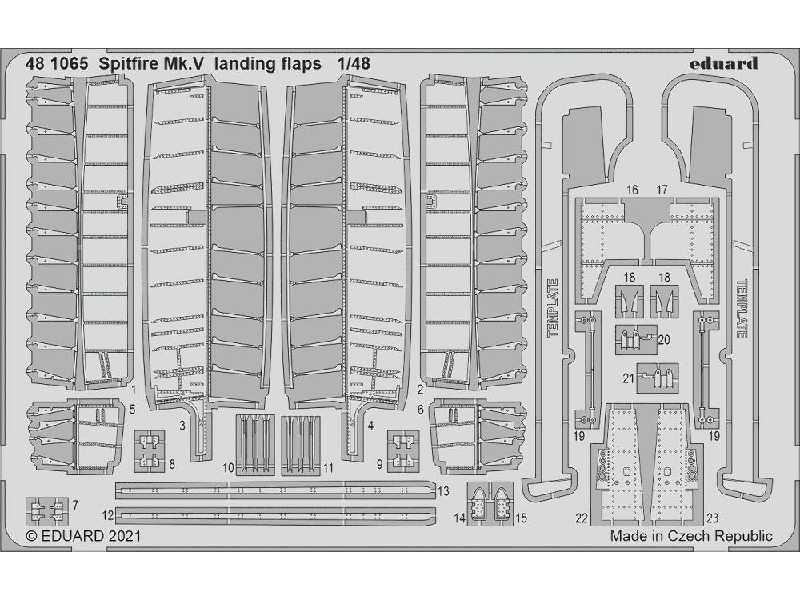 Spitfire Mk. V landing flaps 1/48 - zdjęcie 1