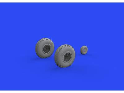 B-17 wheels block tread 1/48 - Hong Kong Models - zdjęcie 1