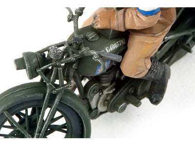 Figurki brytyjska żandarmeria z motocyklem BSA M20 - zdjęcie 4