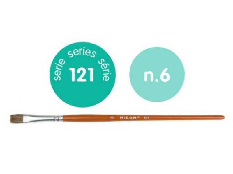Pędzle płaski seria 121 nr 6 - zdjęcie 1 Pędzle płaski seria 121 nr 6 - zdjęcie 1
