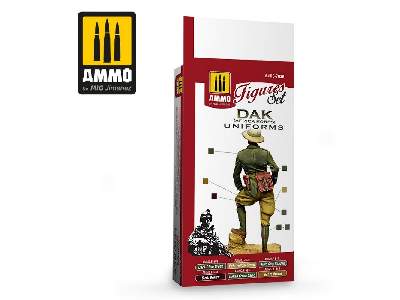 A.Mig 7038 DAK Uniforms (Afrika Korps) Figures Set - zdjęcie 2