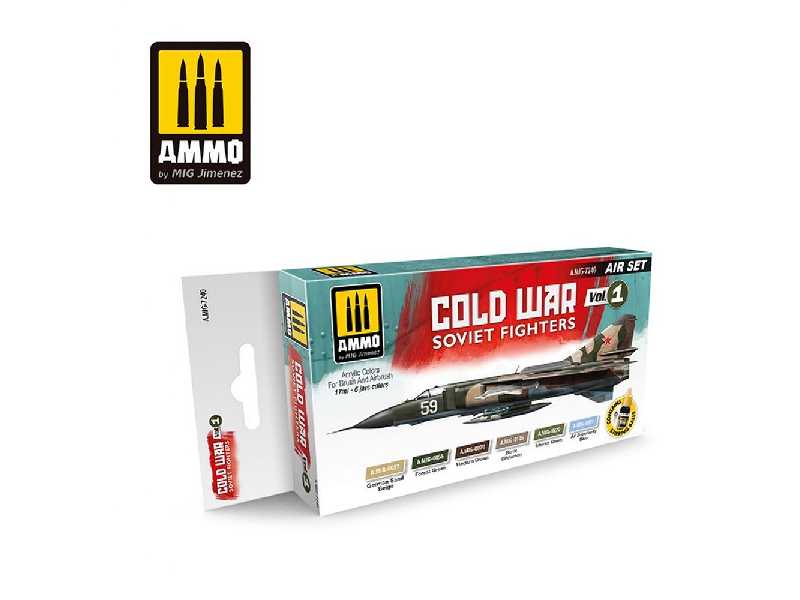 A.Mig 7240 Cold War Soviet Fighters Colors Set - zdjęcie 1 A.Mig 7240 Cold War Soviet Fighters Colors Set - zdjęcie 1