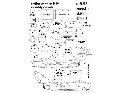 Mig-17 Cz Stencils - zdjęcie 2