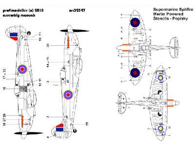 Spitfire Merlin Stencils - zdjęcie 2