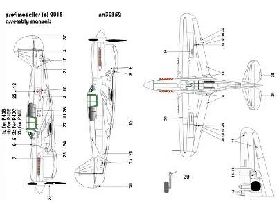 P-40 B,c,e Stencils - zdjęcie 2