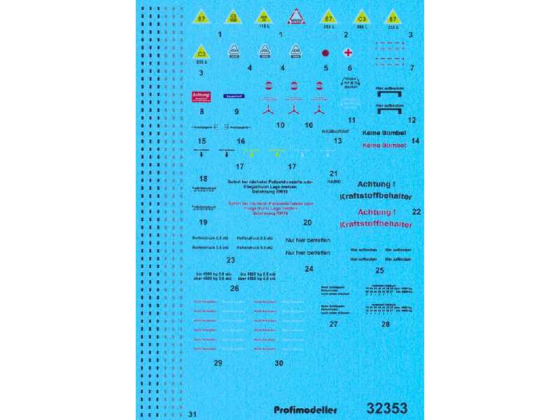 Fw-190 Stencils - zdjęcie 1 Fw-190 Stencils - zdjęcie 1
