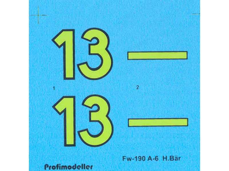 H.Bar Fw-190 A-6 - zdjęcie 1