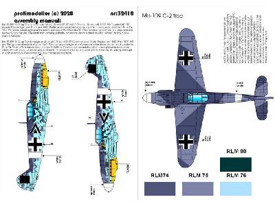 H.Bar Me-109 G-2 Trop - zdjęcie 2